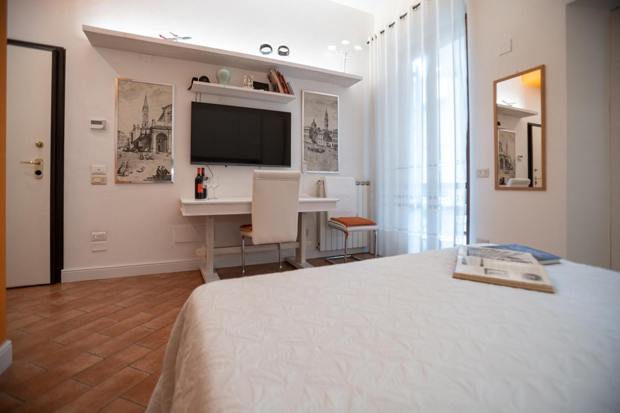 Indipendent Studio Apartment With Terrace - Parking Florence Luaran gambar